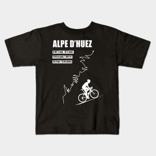 Alpe d'Huez Climb - Tour de France Kids T-Shirt